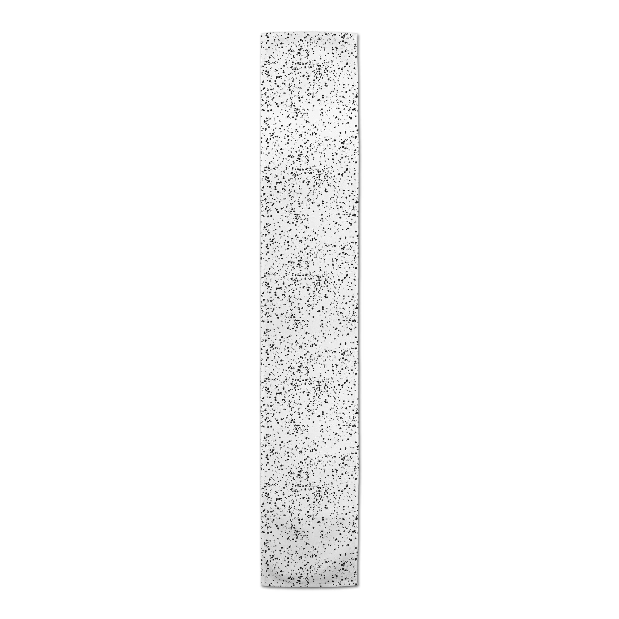 Monochromatic Dot Pattern 16" x 72" Cotton Twill Runner